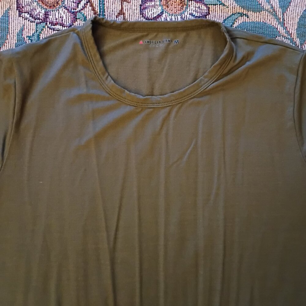 American Giant flex maxi dress - olive